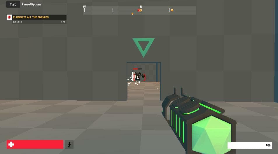STR: shoot the robot