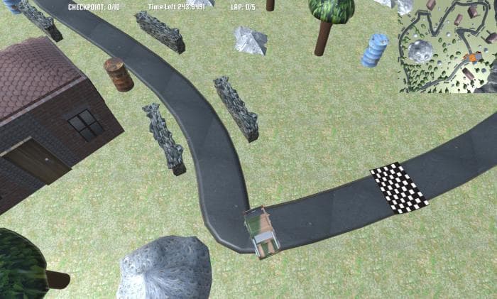 Racing Game (First game made 3 years ago)