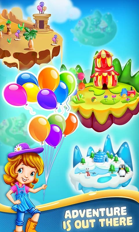 Balloon Burst Paradise: Free Match 3 Games screenshot 4