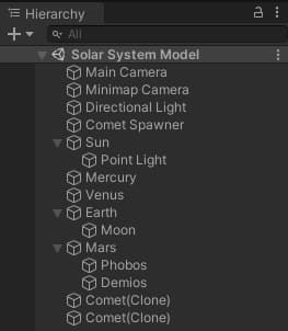 Solar System Model (Epic Wesley)