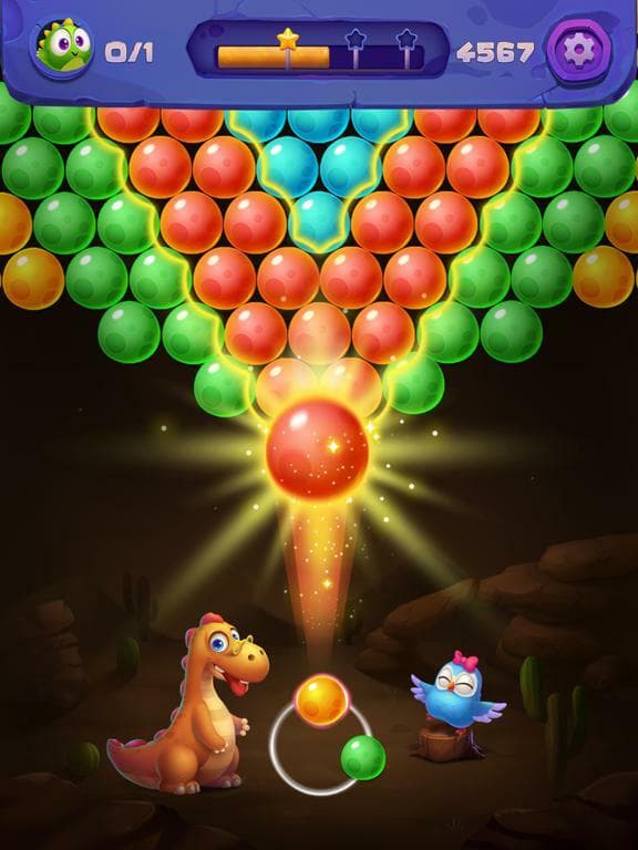 Dinosaurs Bubble Shooter