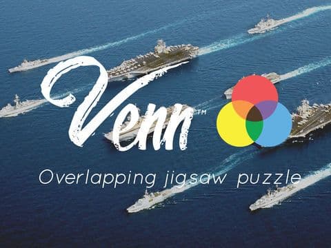 Venn Boats: Overlapping Jigsaw Puzzles