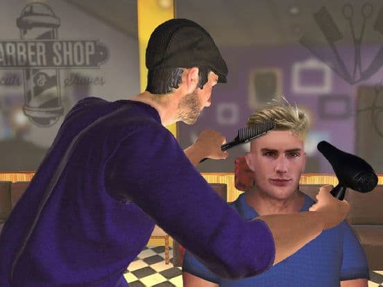 Barber Shop Hair Cut Games 3D screenshot 5
