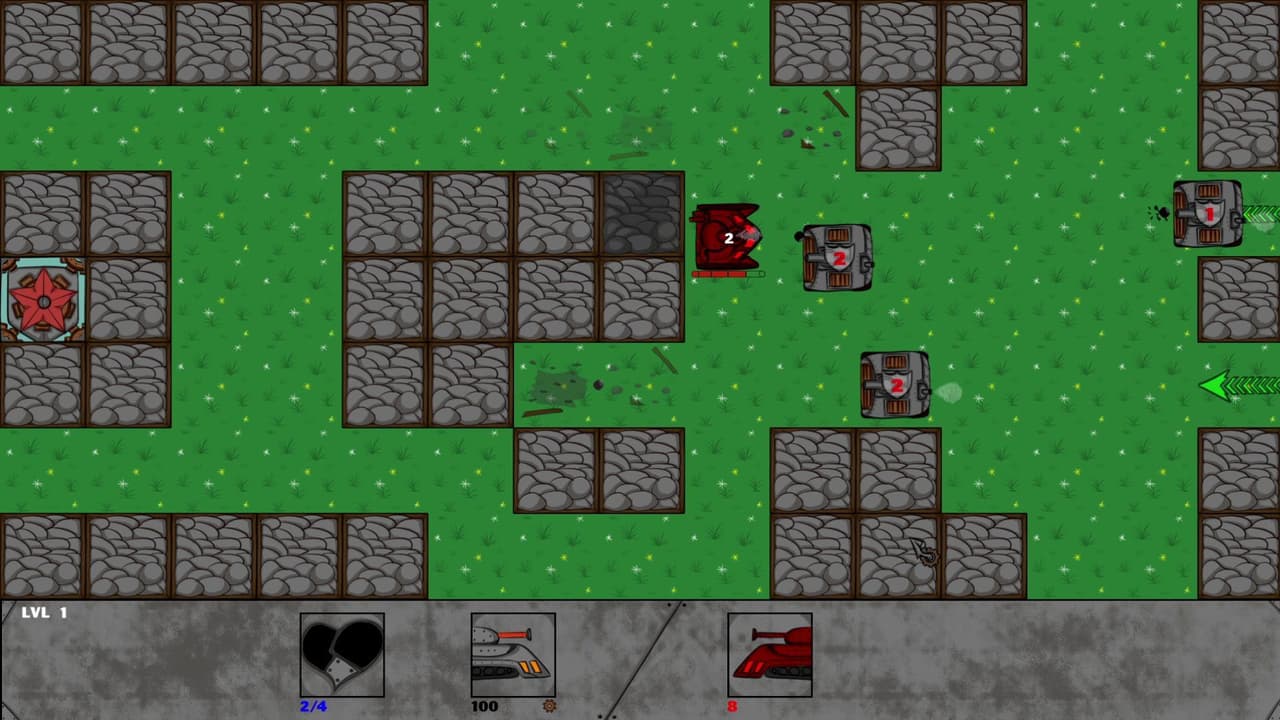 Early demo version SteamTanks screenshot 3