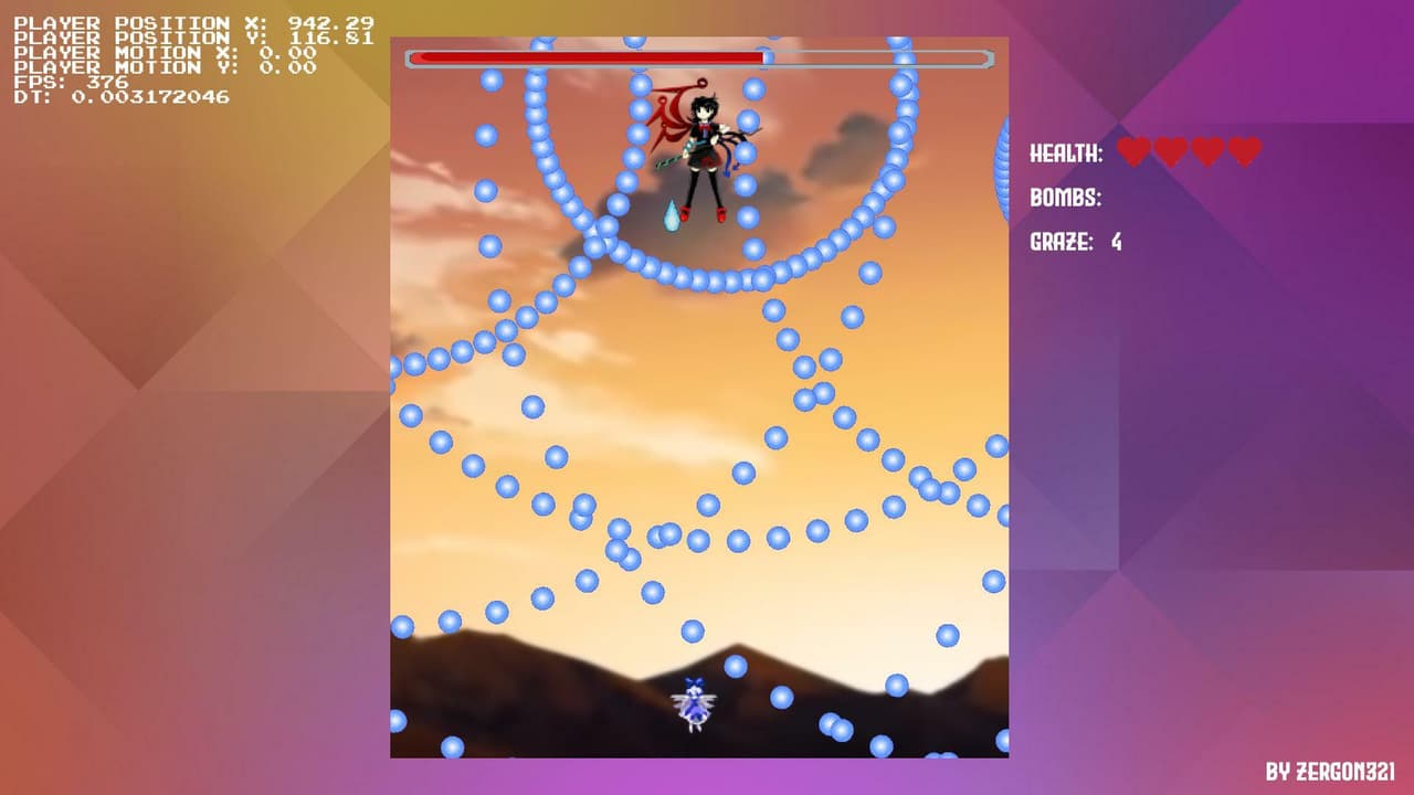 Touhou fan game in Go screenshot 2