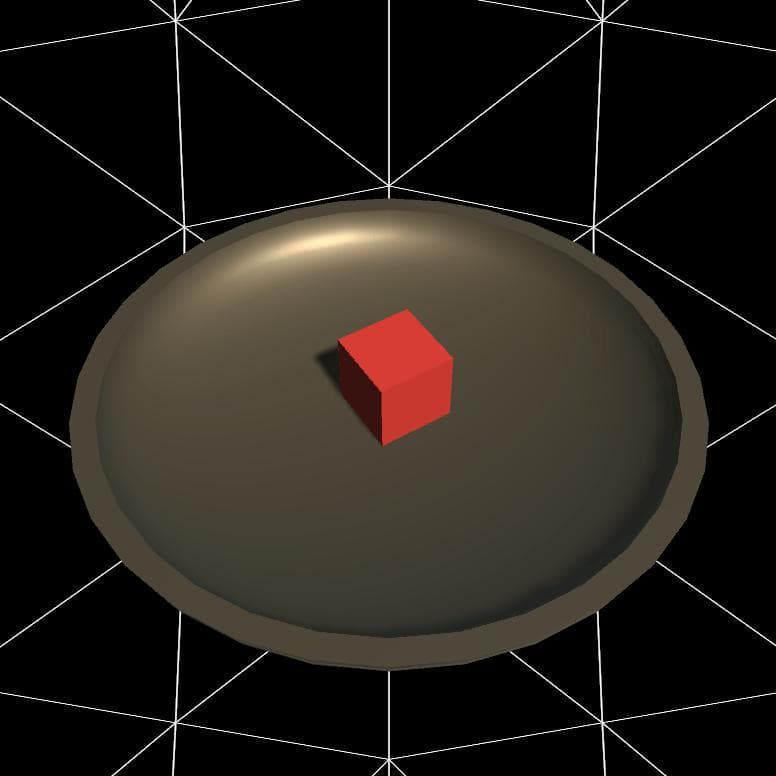 A cube in A wok