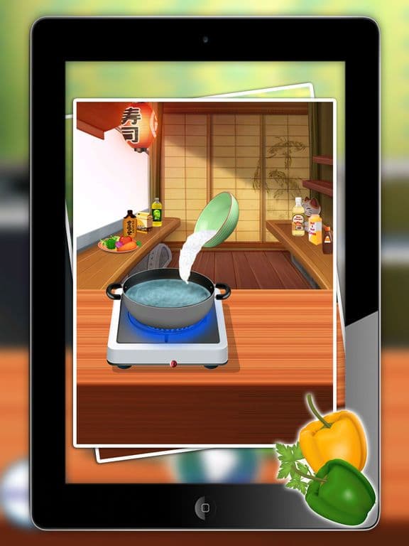 Sushi with Brown Rice Recipe For Beginner - Master Chef Cooking Time To Make Sushi Rice Rolls Game screenshot 3