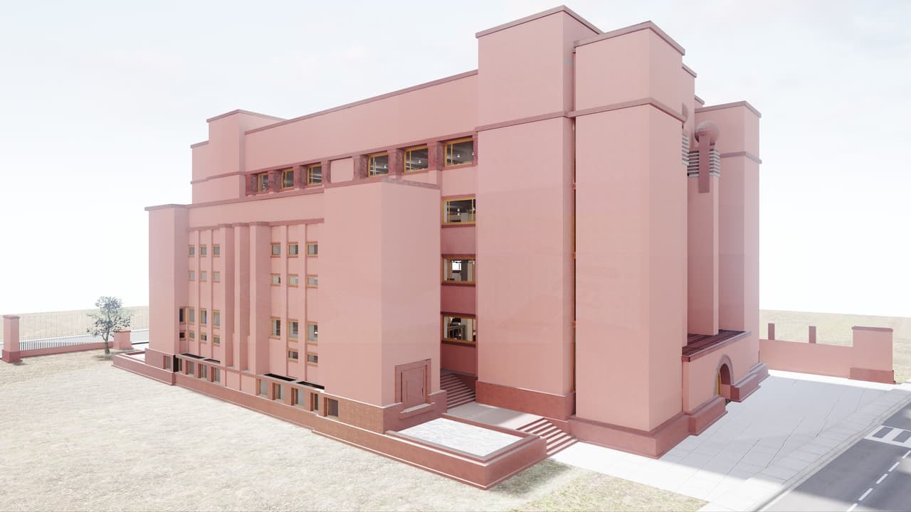 Larkin building by Frank Lloyd Wright screenshot 4