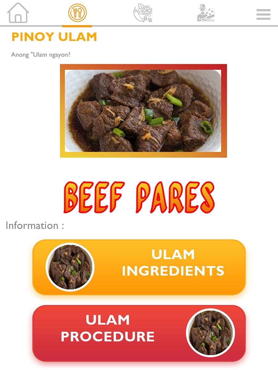 Pinoy Ulam screenshot 2