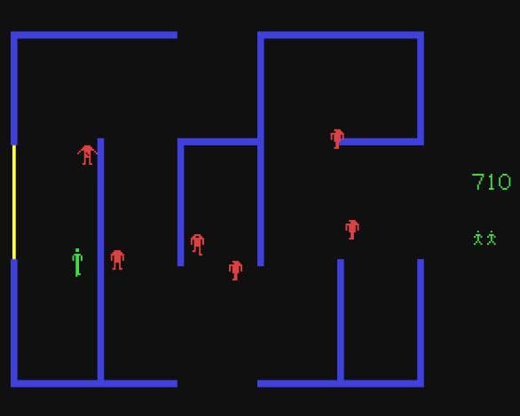 Berzerk (C64, PAL) screenshot 2
