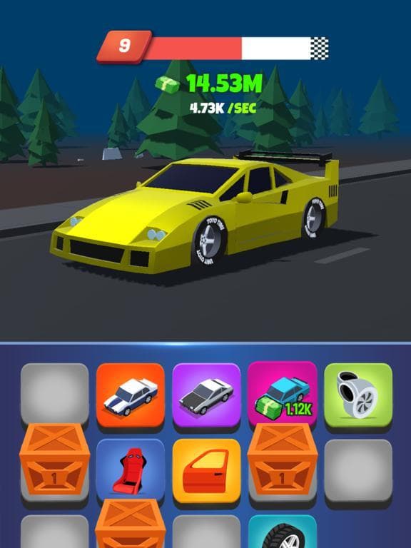 Night Race - Idle Car Merger screenshot 3
