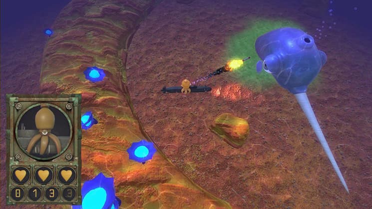 Octocopter: Super Sub Squid Escape screenshot 2