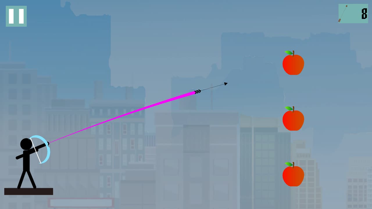 Stickman - Killer of Apples screenshot 2