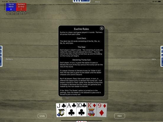 Euchre Card Classic