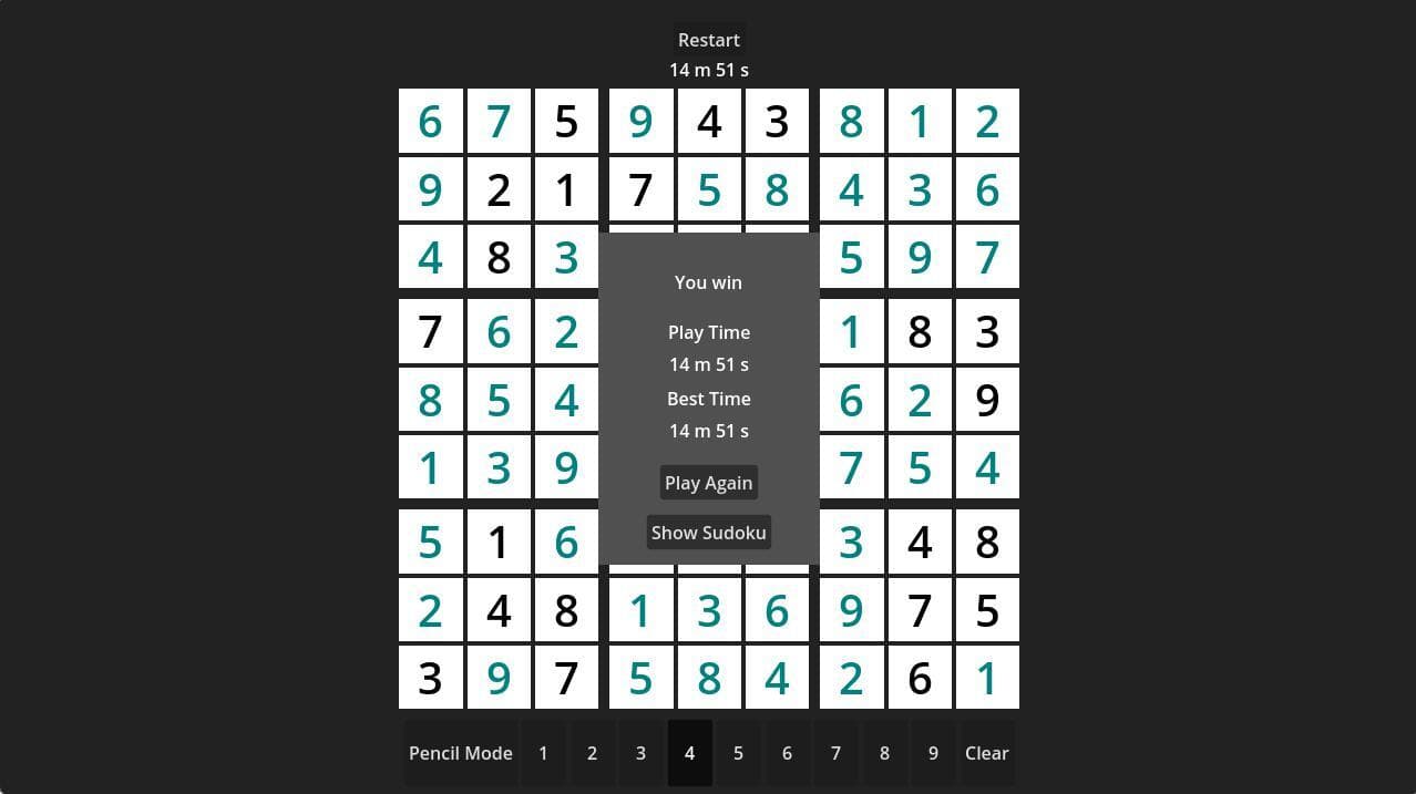 JamJestSimons Sudoku screenshot 5