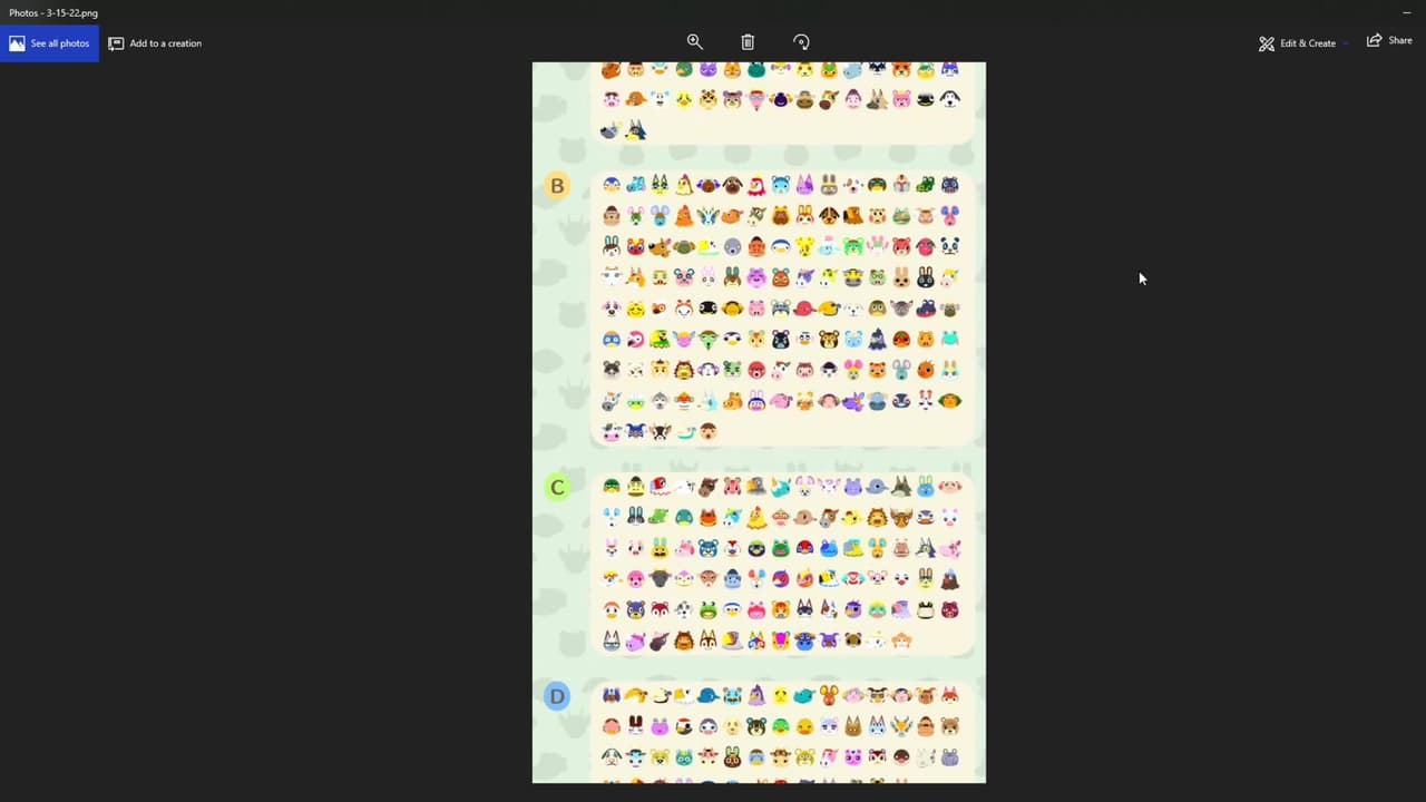 Animal Crossing: Tier List Maker V2