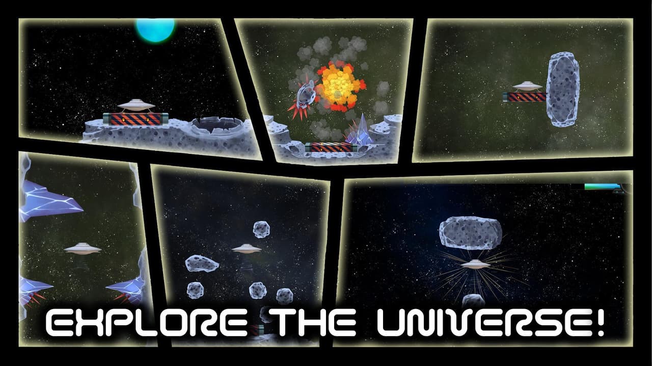 UFO Lander - lunar lander mission - explore cosmos screenshot 2