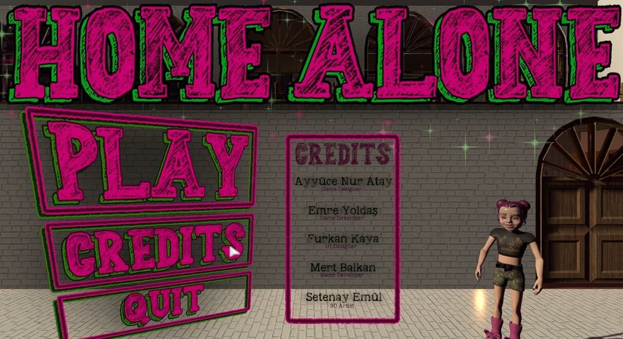 Home Alone (itch) (Emulz, MertBalkan) screenshot 2