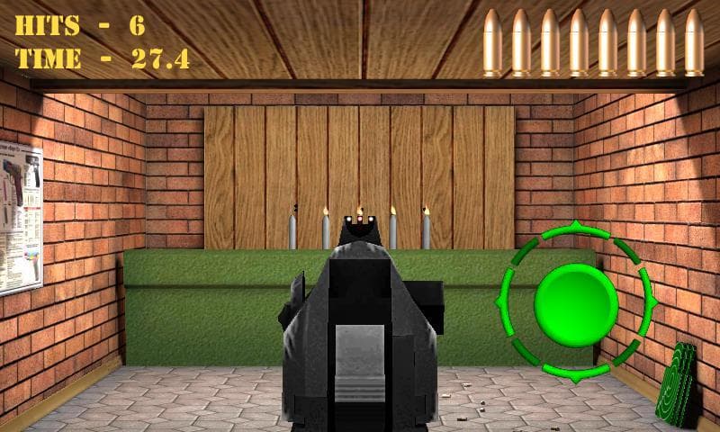 Pistol shooting at the target. Weapon simulator. screenshot 5