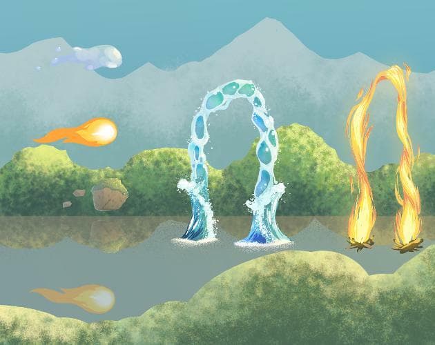 Water, Fire, Earth Endless Runner