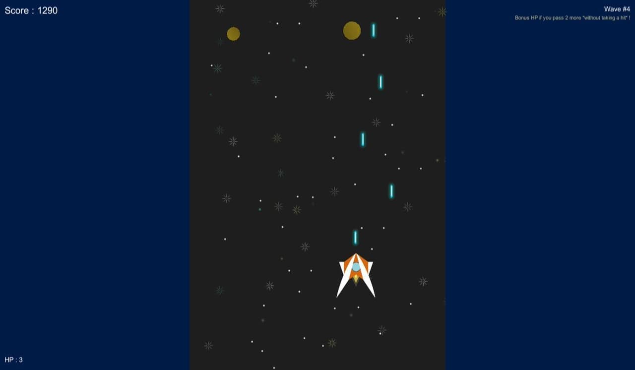 2D Space Shooter thingy - (Not) my first game screenshot 3