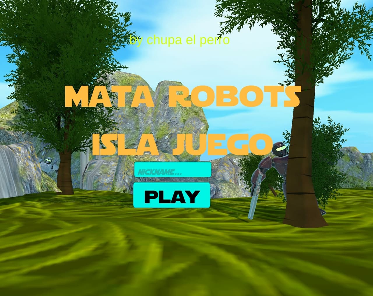 kill robots island game screenshot 2