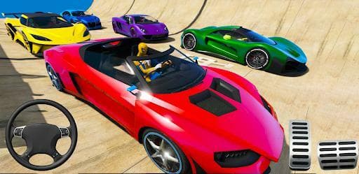 Superhero Car Stunts - Racing Car Games screenshot 3