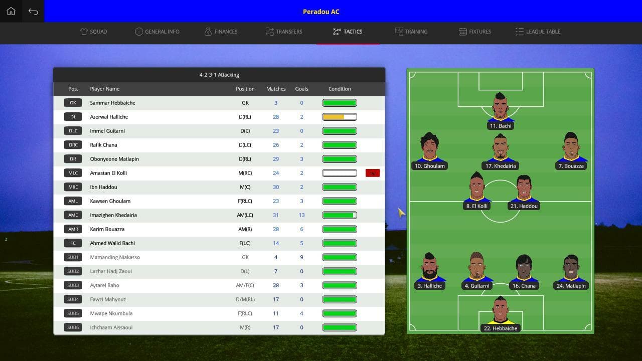 Global Soccer: A Management Game 2018 screenshot 4