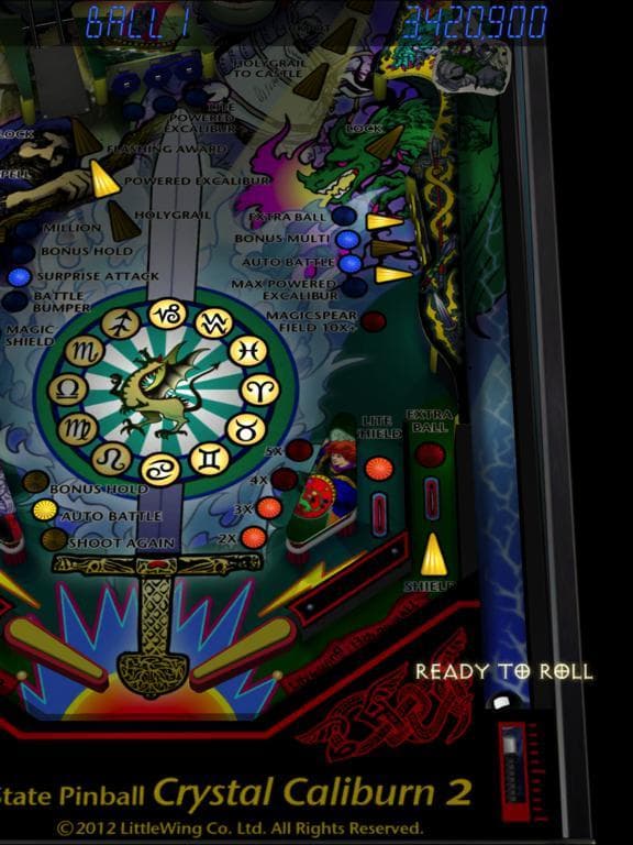 Pinball Crystal Caliburn II screenshot 2