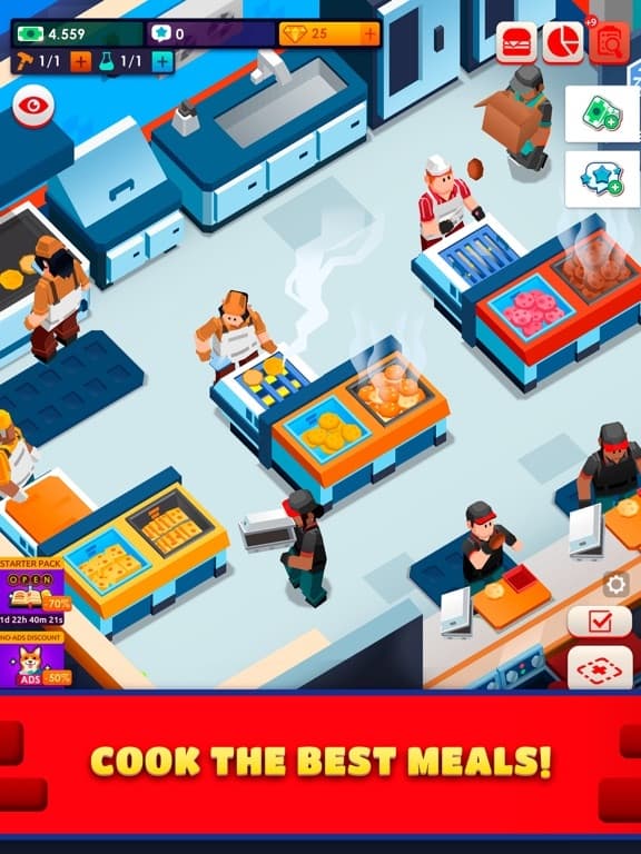 Idle Burger Empire Tycoon—Game screenshot 4