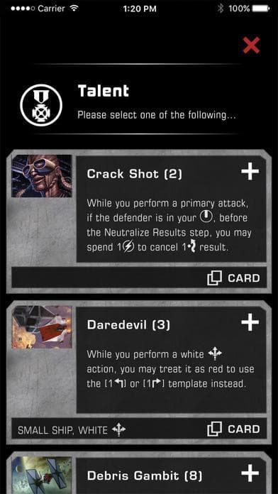 X-Wing Squad Builder by FFG screenshot 6