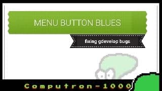 Menu Button Blues Gdevelop tutorial source code