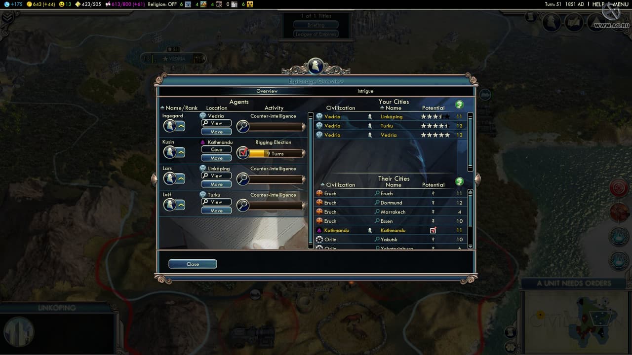 Sid Meiers Civilization V: Gods & Kings