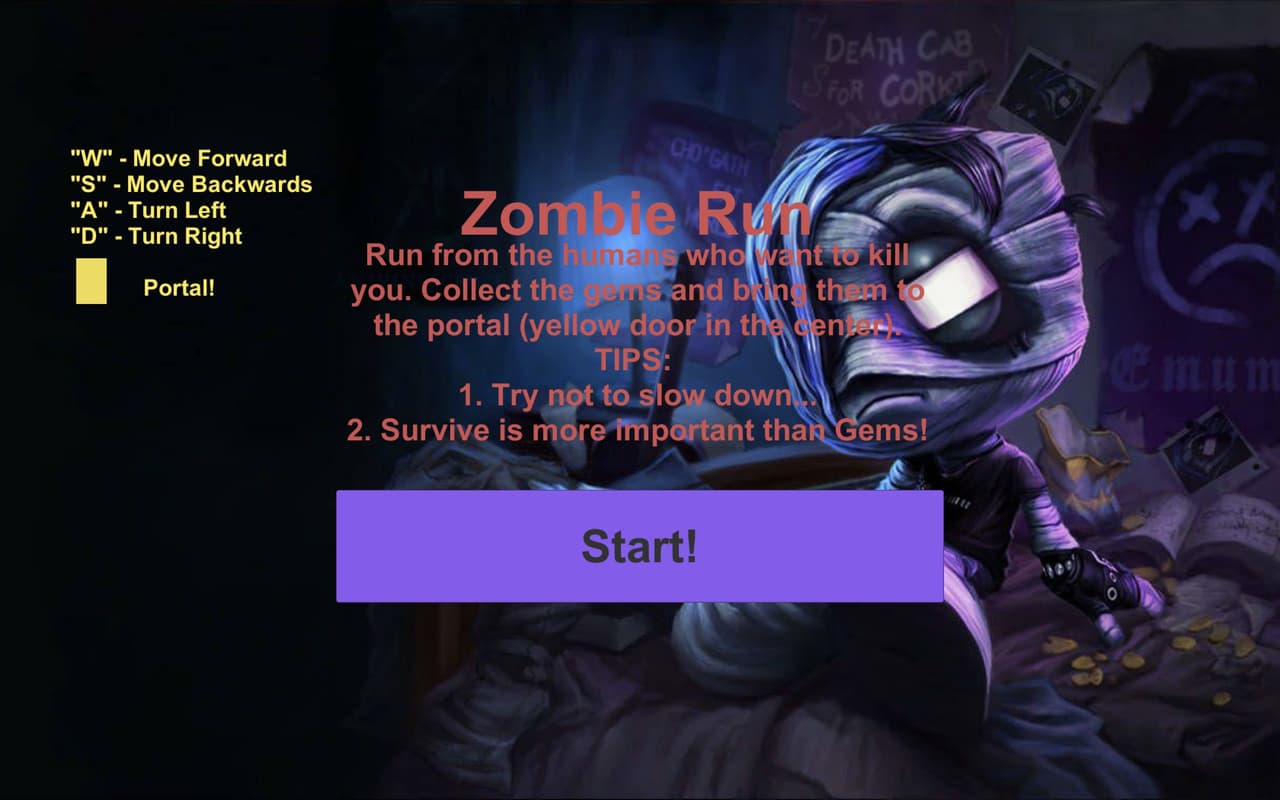ZombieRun (itch) (markzhengma) screenshot 2