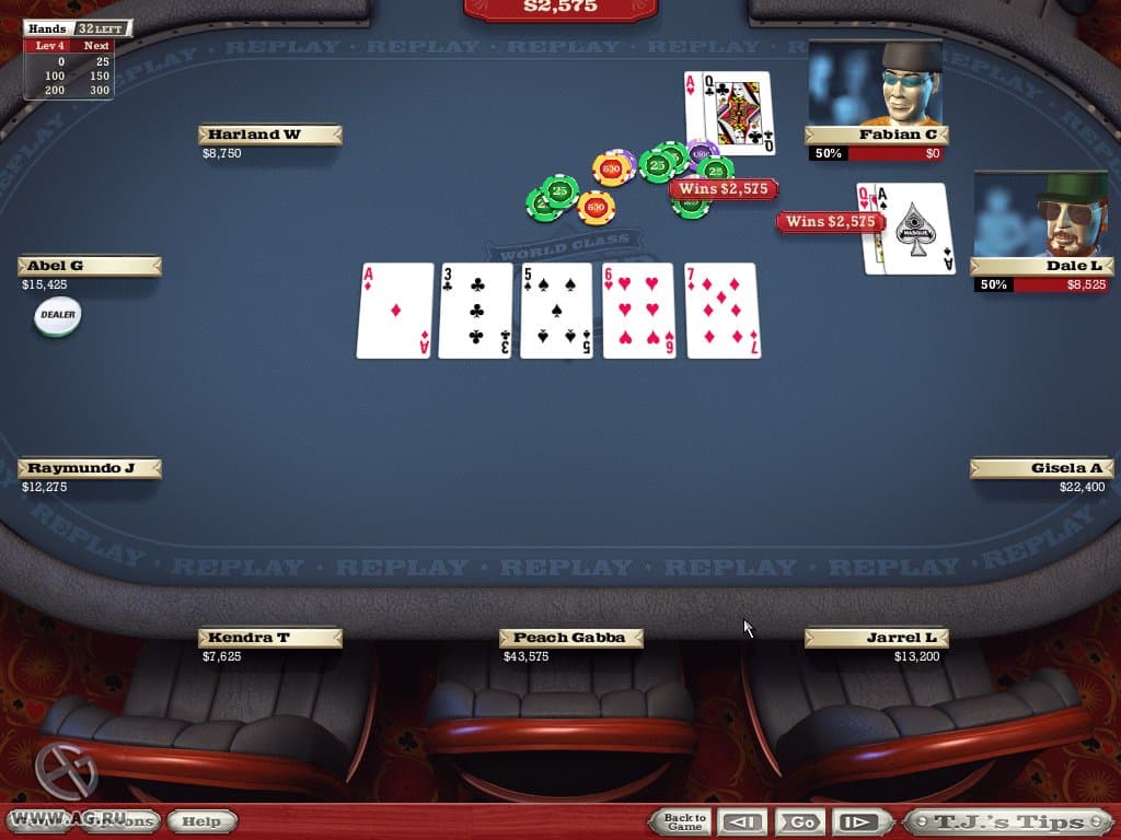 World Class Poker with T.J. Cloutier screenshot 2