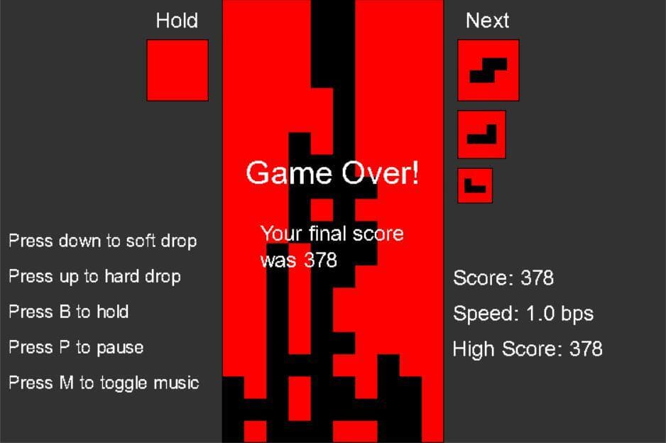 Tetris Demake