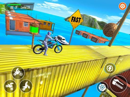 Bike Stunts Race Game 3D screenshot 2