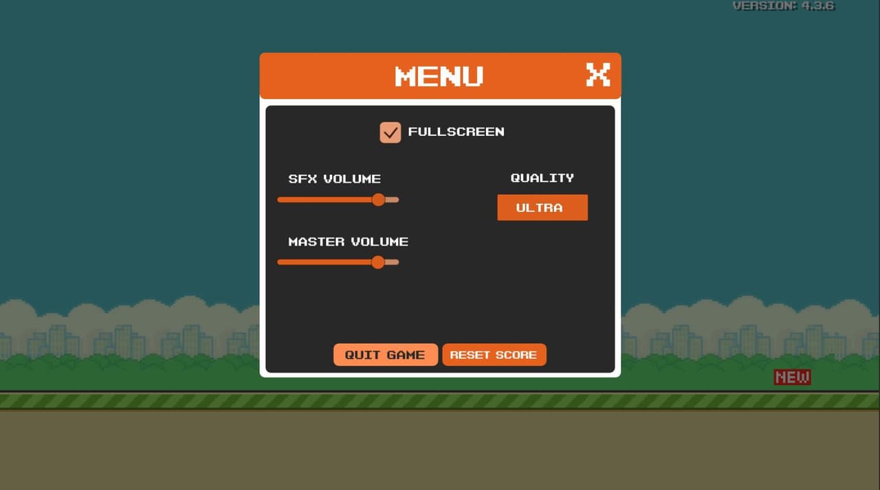 Flappy Bird (itch) (Ahmad Tasnim Zirman) screenshot 3