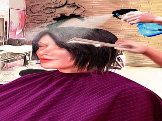 Girls Hair Cutting Game 3D screenshot 3