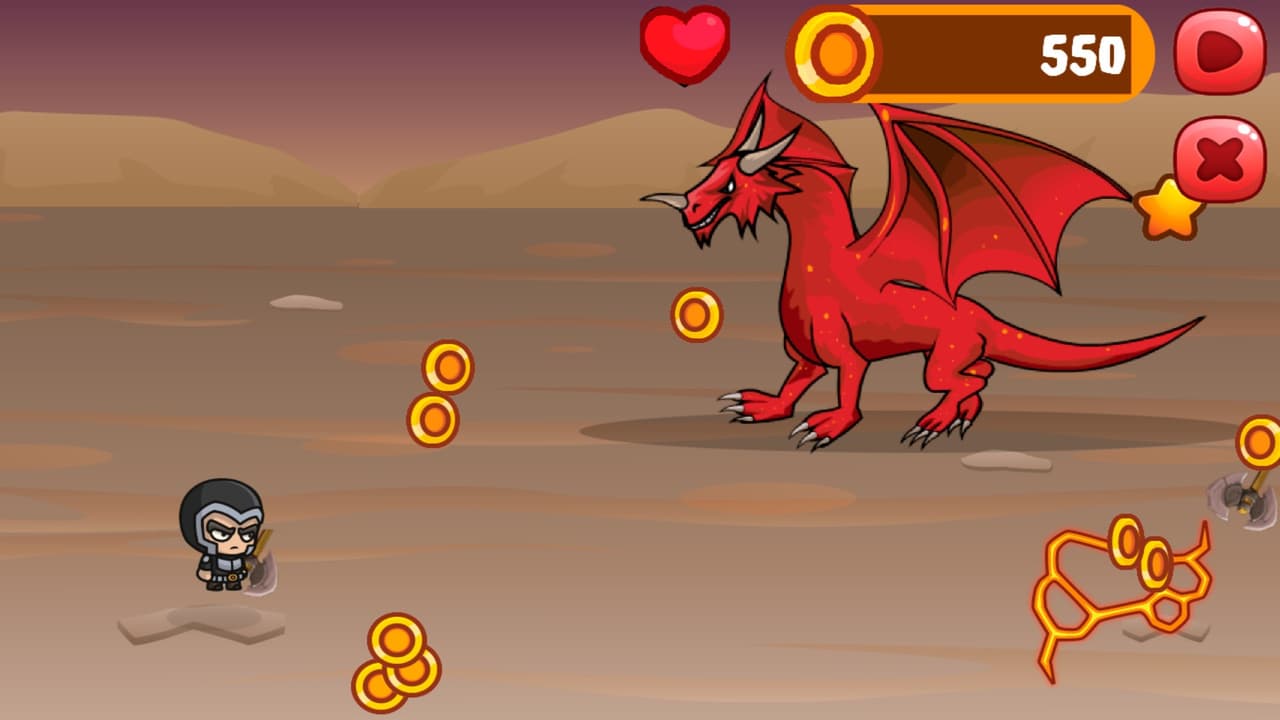 Brave knight runner