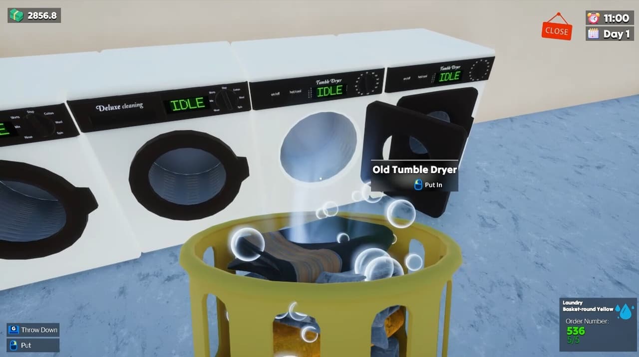 Laundry & Supermarket Simulator screenshot 4