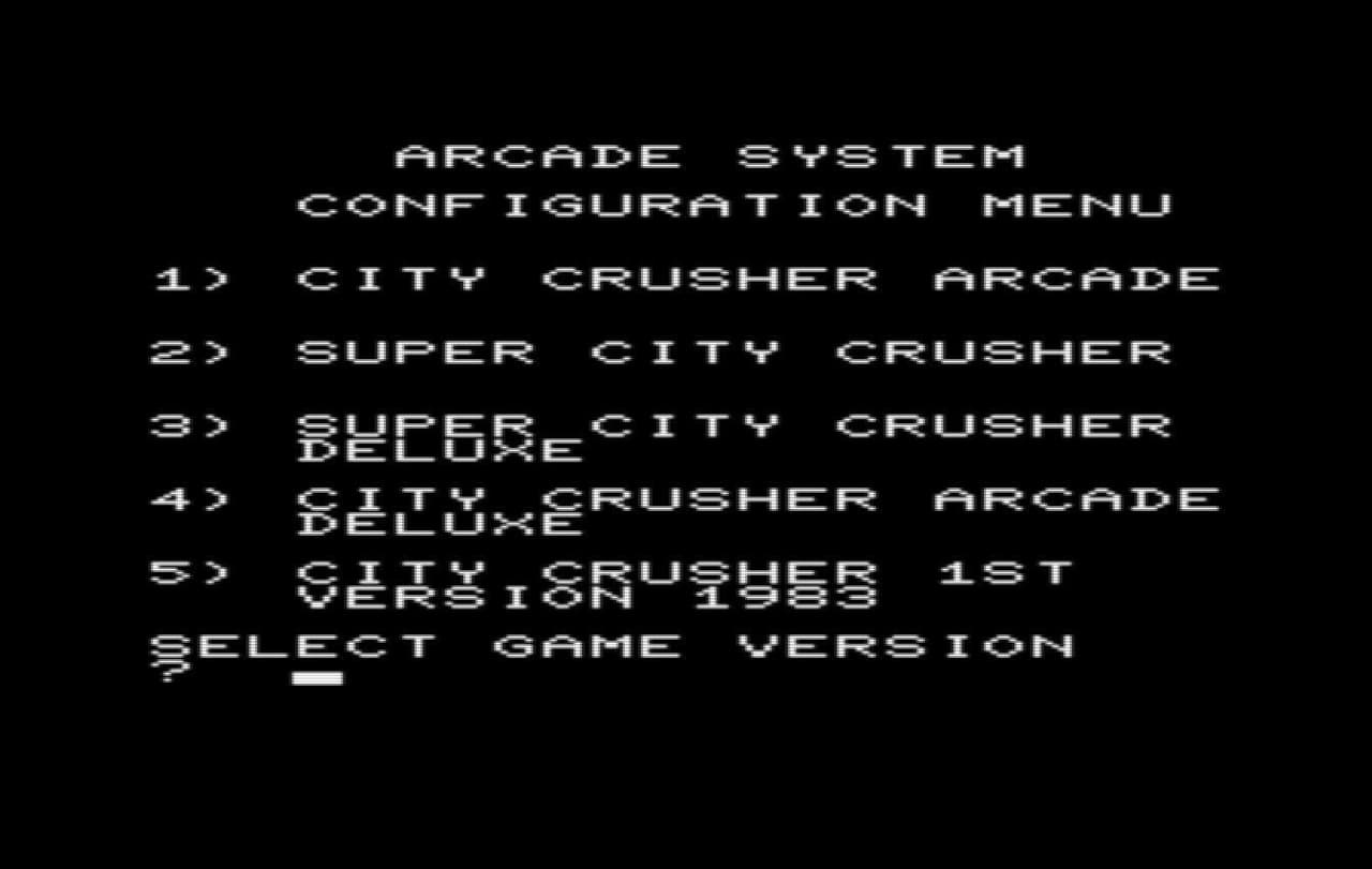 City Crusher Arcade System (VIC-20 +3K) screenshot 3