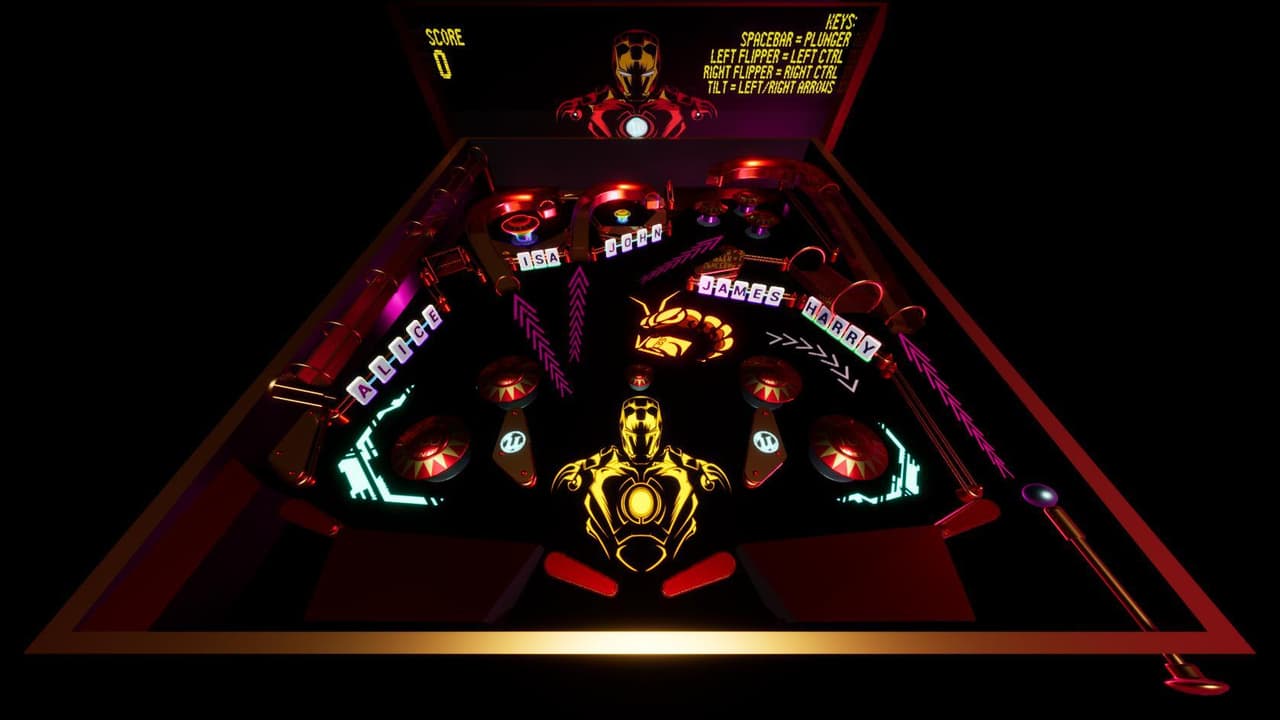 Unreal Iron Man Pinball CBS screenshot 2