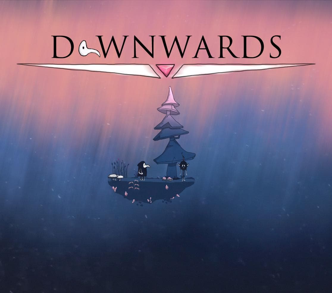 Downwards