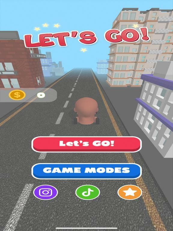 Dagame - Da Head Baby Car 3d screenshot 2