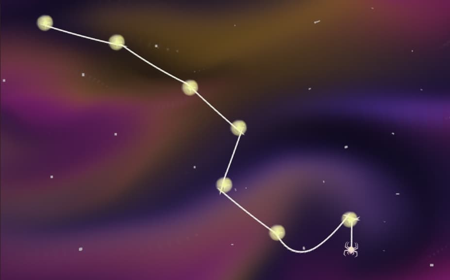 Spider Spins a Star Sign