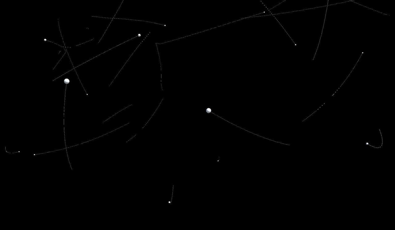 Gravity Simulation screenshot 2