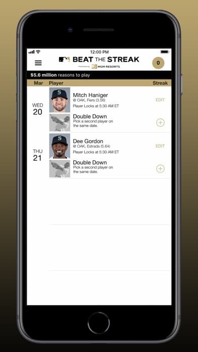 MLB Beat the Streak screenshot 3