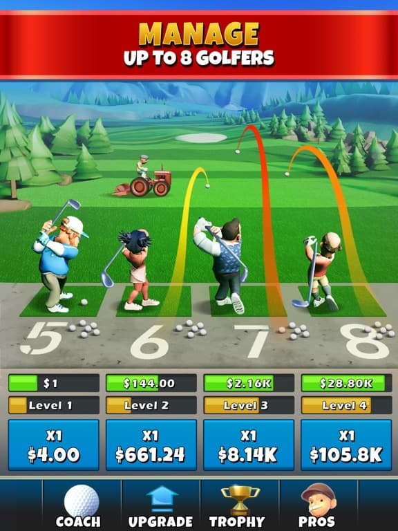 Idle Golf Tycoon screenshot 2