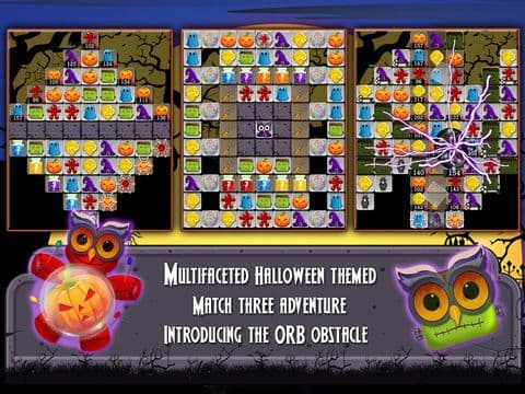 Halloween Drops 2 - Match three puzzle screenshot 3